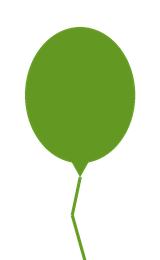 Home palloncino verde